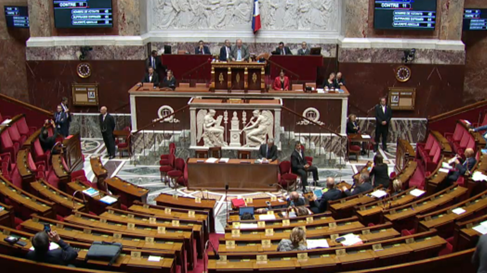 Une quarantaine de députés seulement étaient présents pour les discussions et le vote en deuxième lecture de la loi EGA. Capture d’écran d’une vidéo de l’Assemblée nationale.